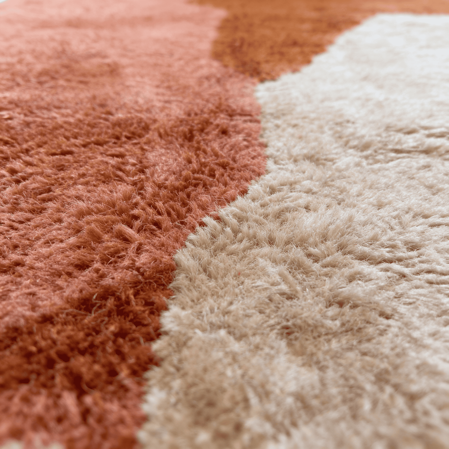Tapis Berbère Azilal Contemporain Terracotta & Saumon