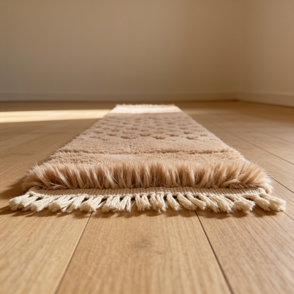Tapis Berbère Azilal Rose Texturé - Tapis Couloir