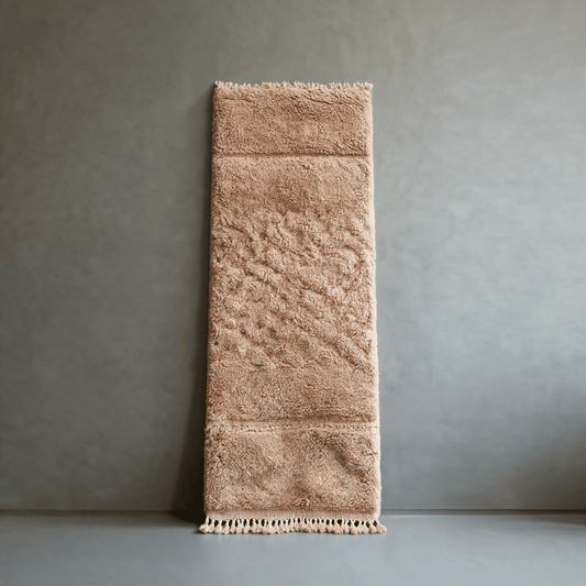 Tapis Berbère Azilal Rose Texturé - Tapis Couloir
