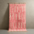 Tapis Berbère Rose Tissé à la Main