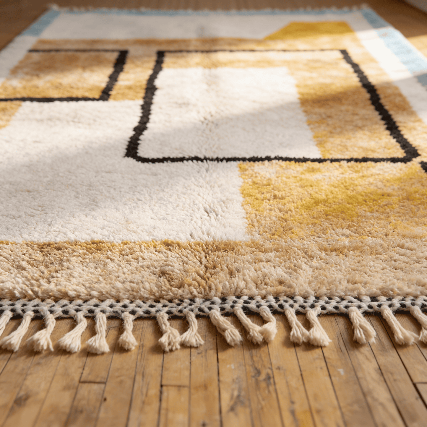 Tapis Berbère Beni Ouarain Géométrique Moderne
