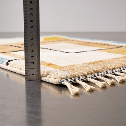 Tapis Berbère Beni Ouarain Géométrique Moderne