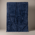 Tapis Berbère Mrirt Bleu Abyssal