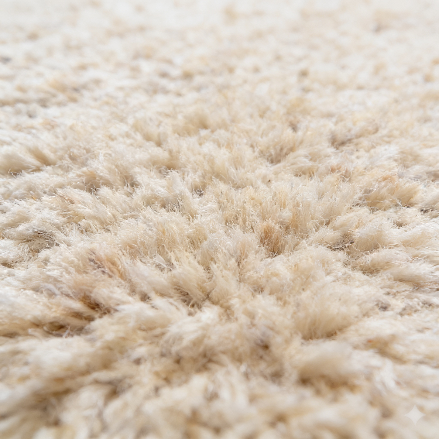 Tapis Berbère Beni Ouarain - détail macro de la laine et du tissage