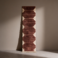 Tapis Berbère Couloir Mrirt Terre Rouge